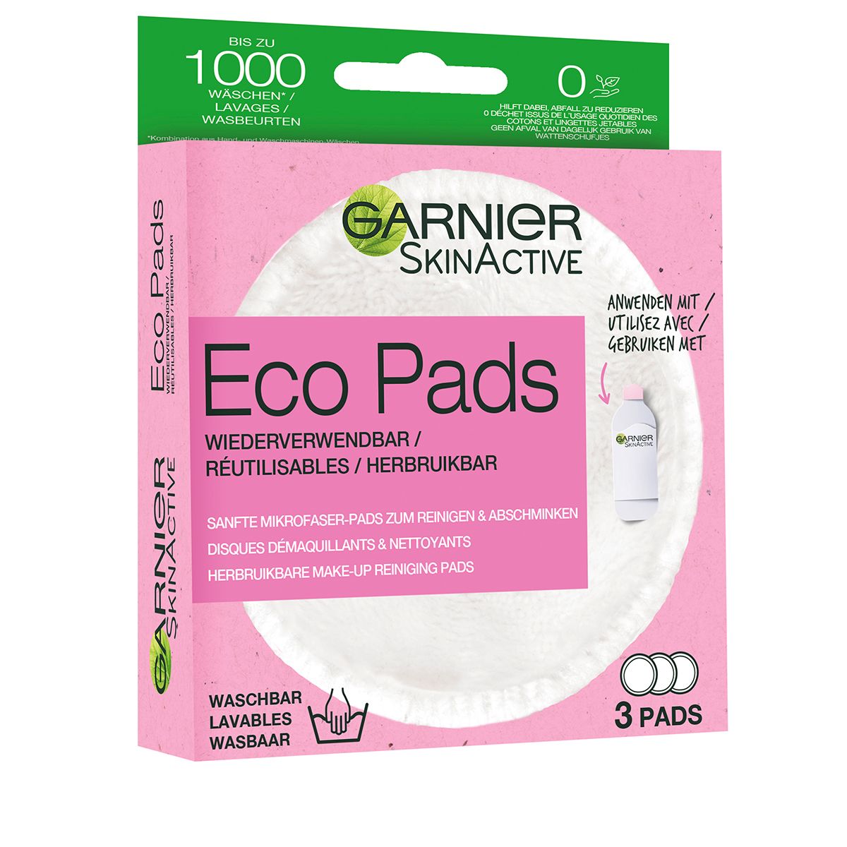 GARNIER SkinActive Micellar Eco Pads, image principale