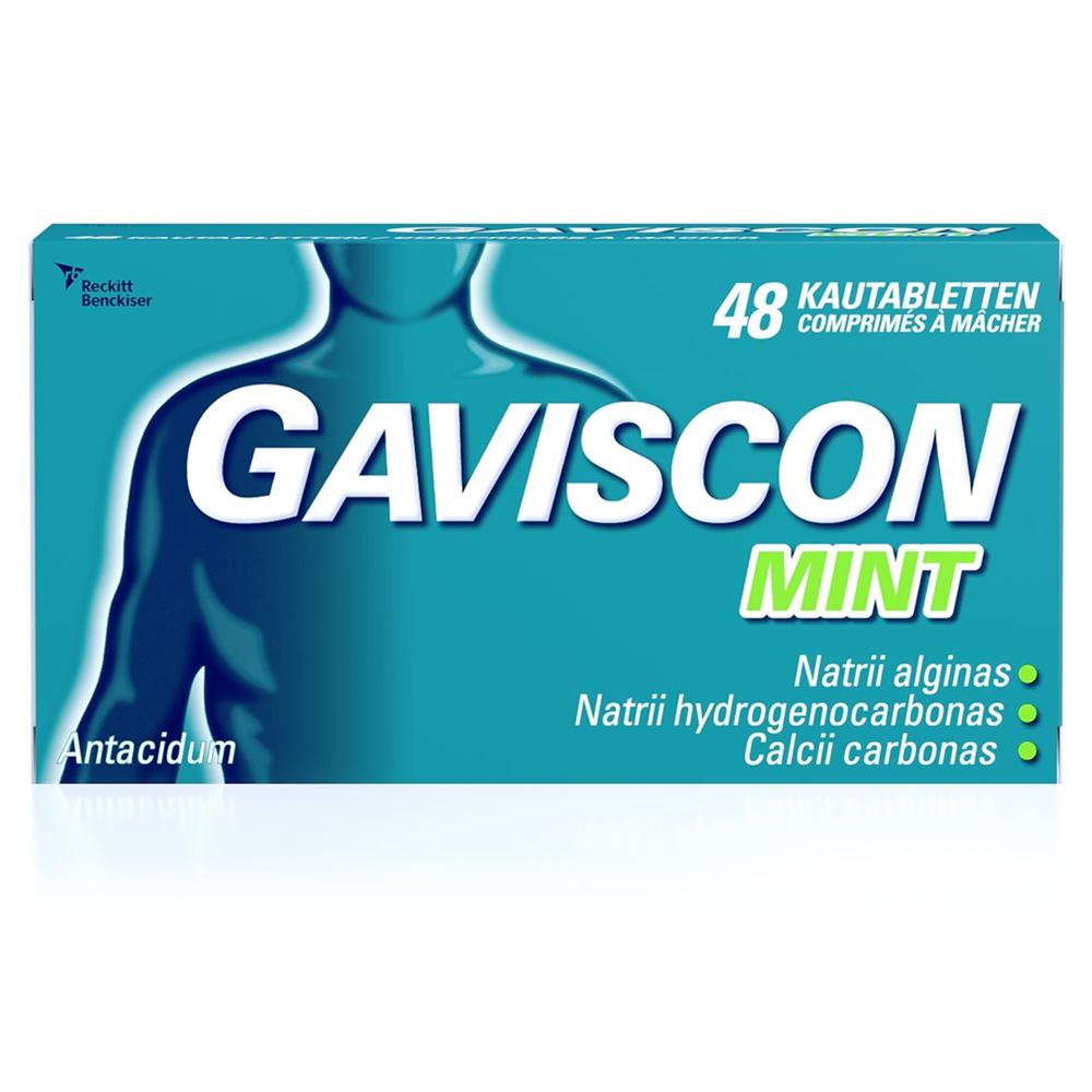 GAVISCON cpr croquer mint blist 48 pce