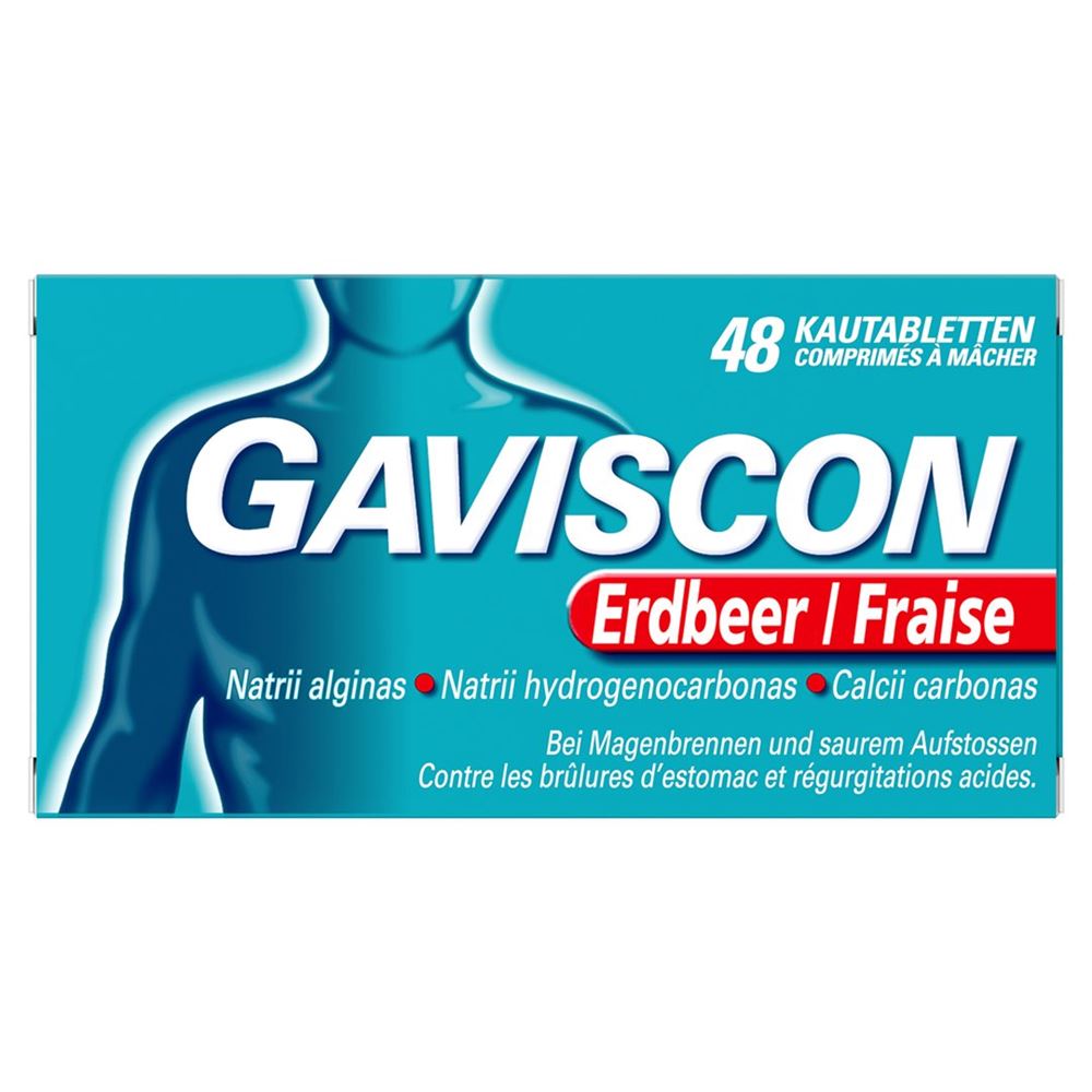 GAVISCON Kautabl Erdbeer Blist 48 Stk, Hauptbild
