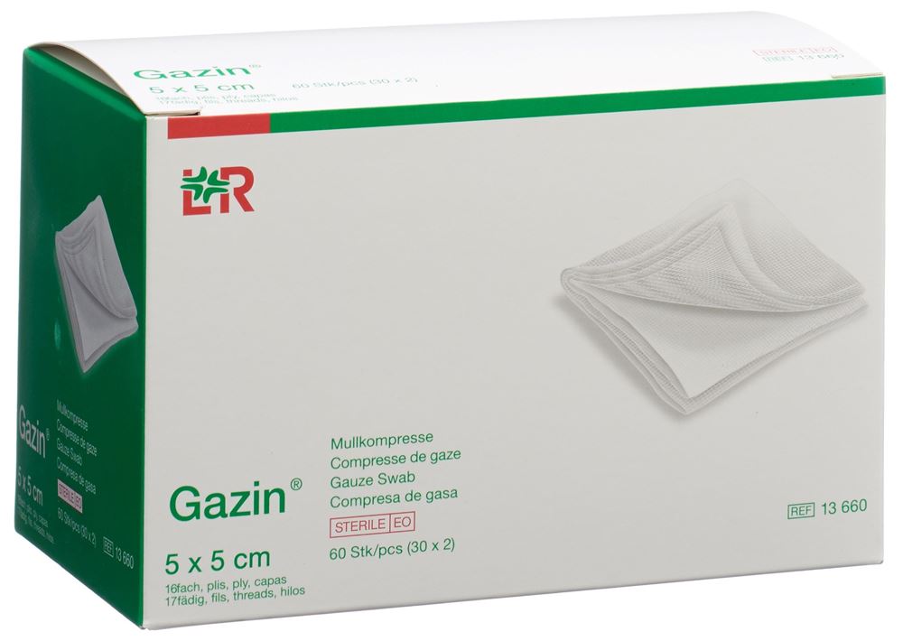 GAZIN compresses de gaze, image principale