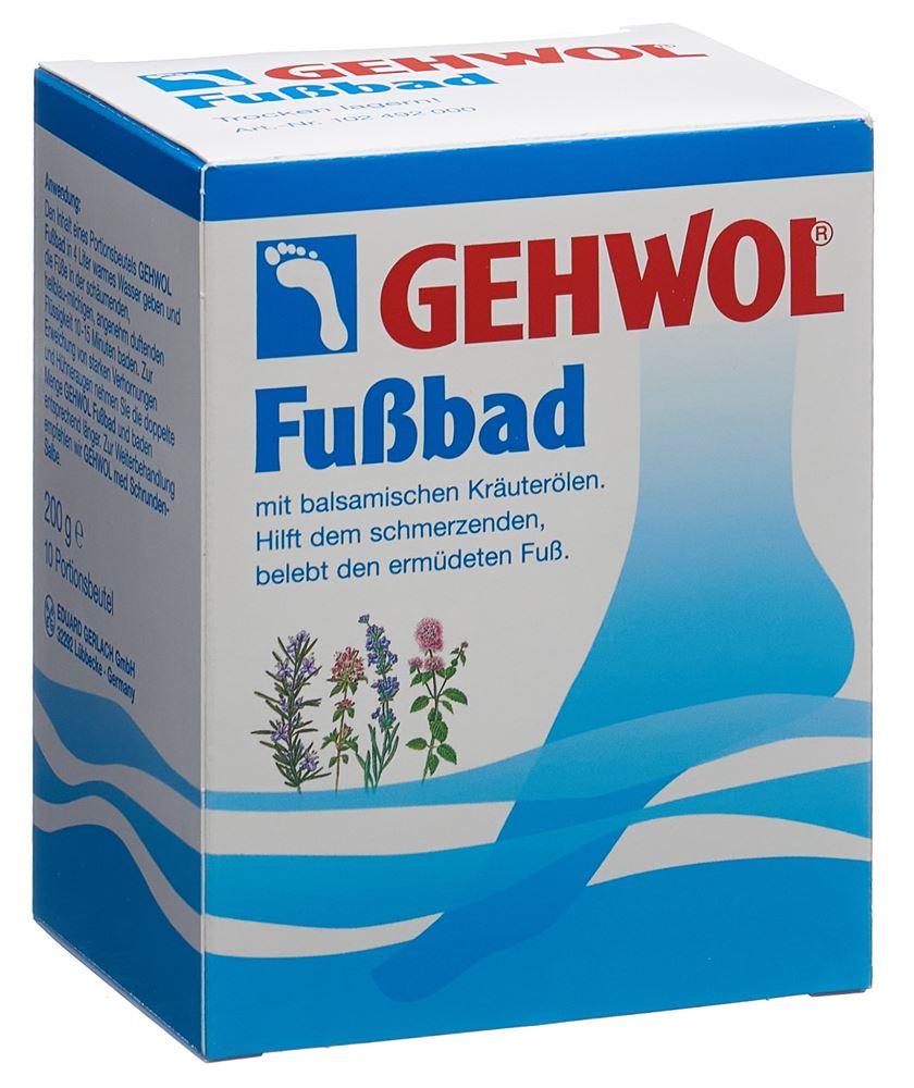 GEHWOL Fussbad, Hauptbild