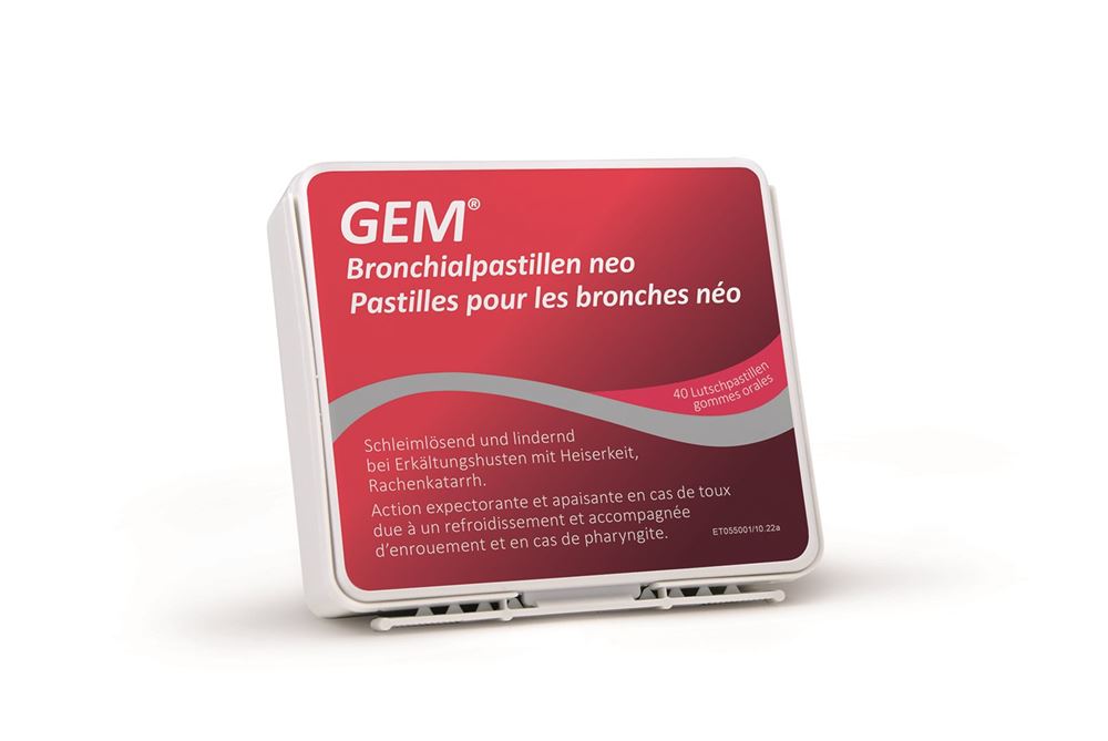 GEM pastilles pour les bronches néo, image principale