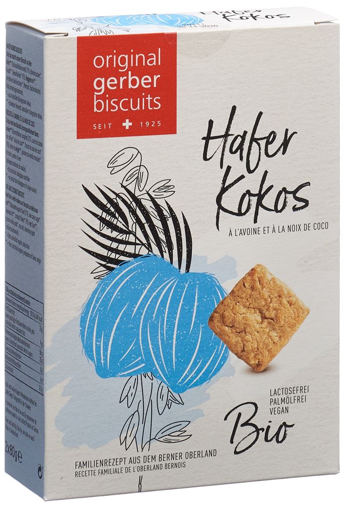 Gerber Biscuits à l'avoine et niox de coco, image principale