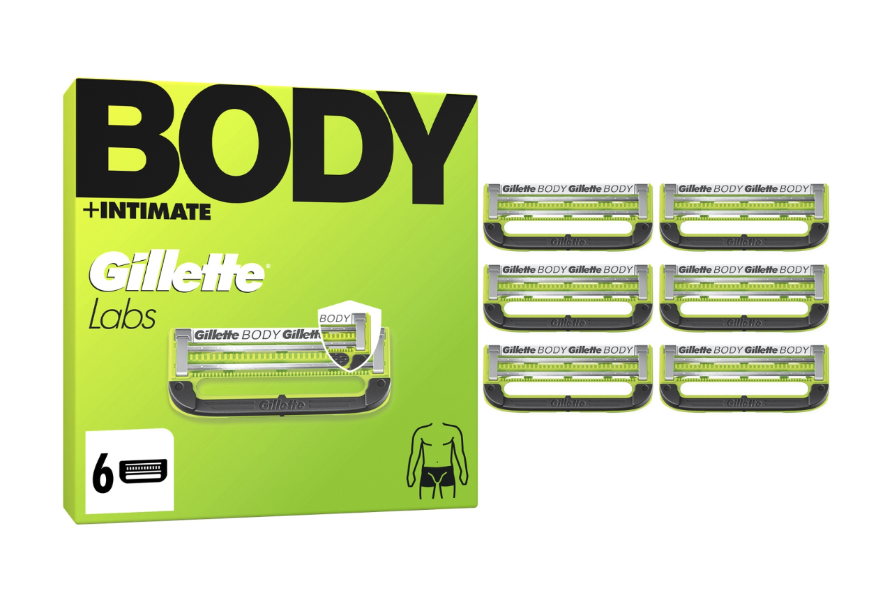 Gillette Labs Body + Intimate Systemklingen