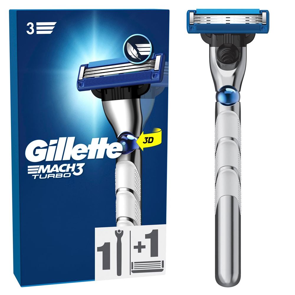Gillette Mach3 rasoir Turbo 3D, image 3 sur 3