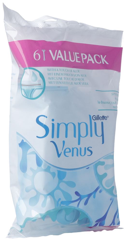 Gillette Simply Venus2 Einwegrasierer, Hauptbild