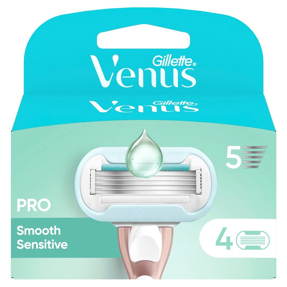 Gillette Venus Pro Smooth Sensitive Systemklingen