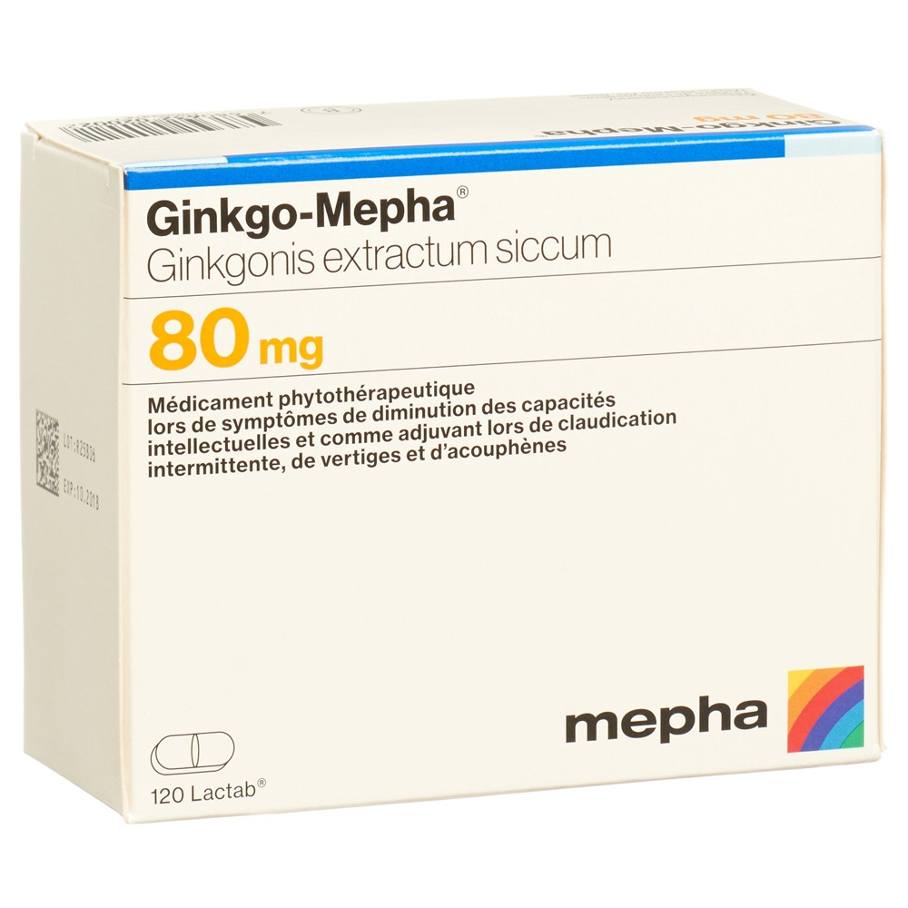 GINKGO Mepha 80 mg, image 2 sur 2