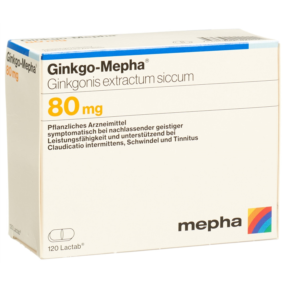 GINKGO Mepha 80 mg, Hauptbild
