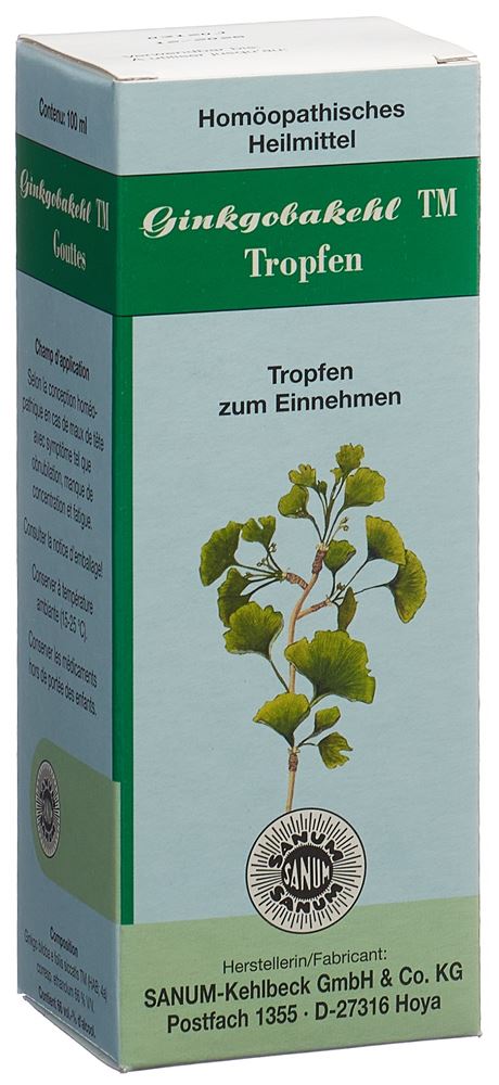 GINKGOBAKEHL Tropfen Fl 100 ml, Hauptbild