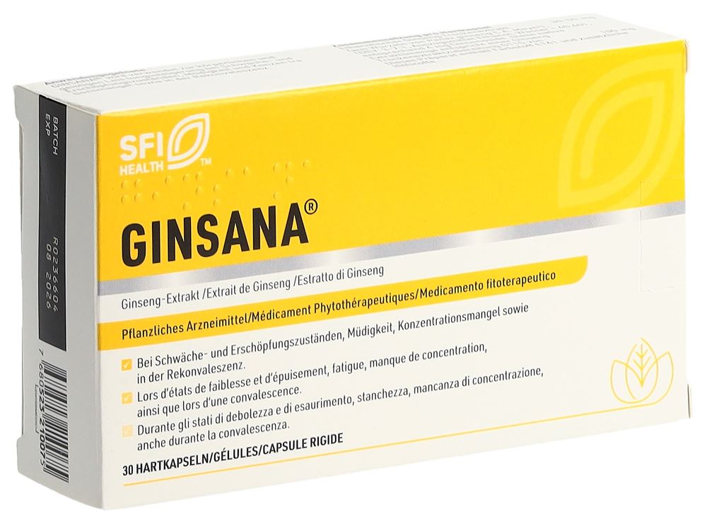 GINSANA Kaps Blist 30 Stk