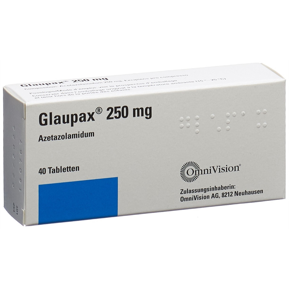 GLAUPAX cpr 250 mg blist 40 pce, image principale