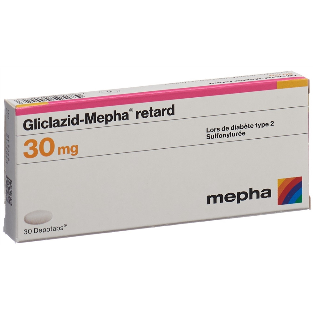 GLICLAZIDE retard 30 mg, image 2 sur 2