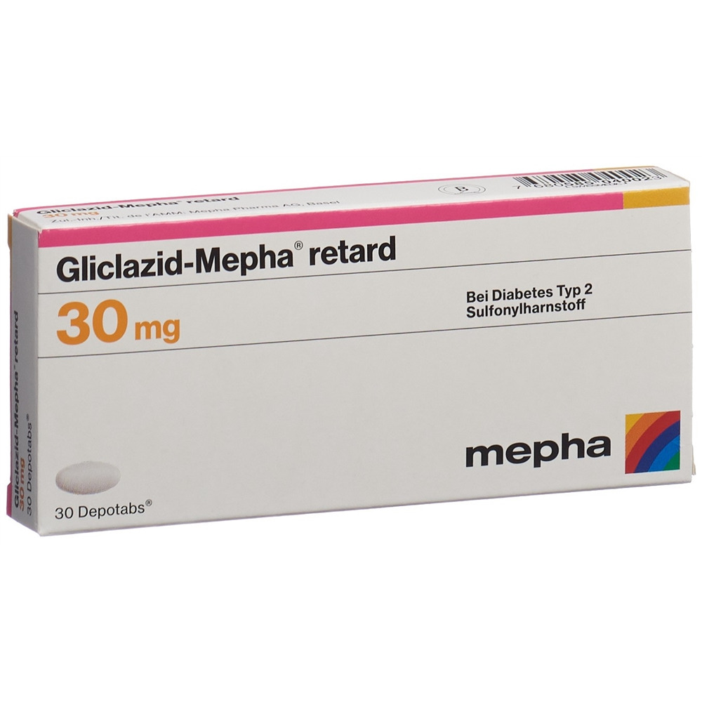 GLICLAZIDE retard 30 mg, image principale