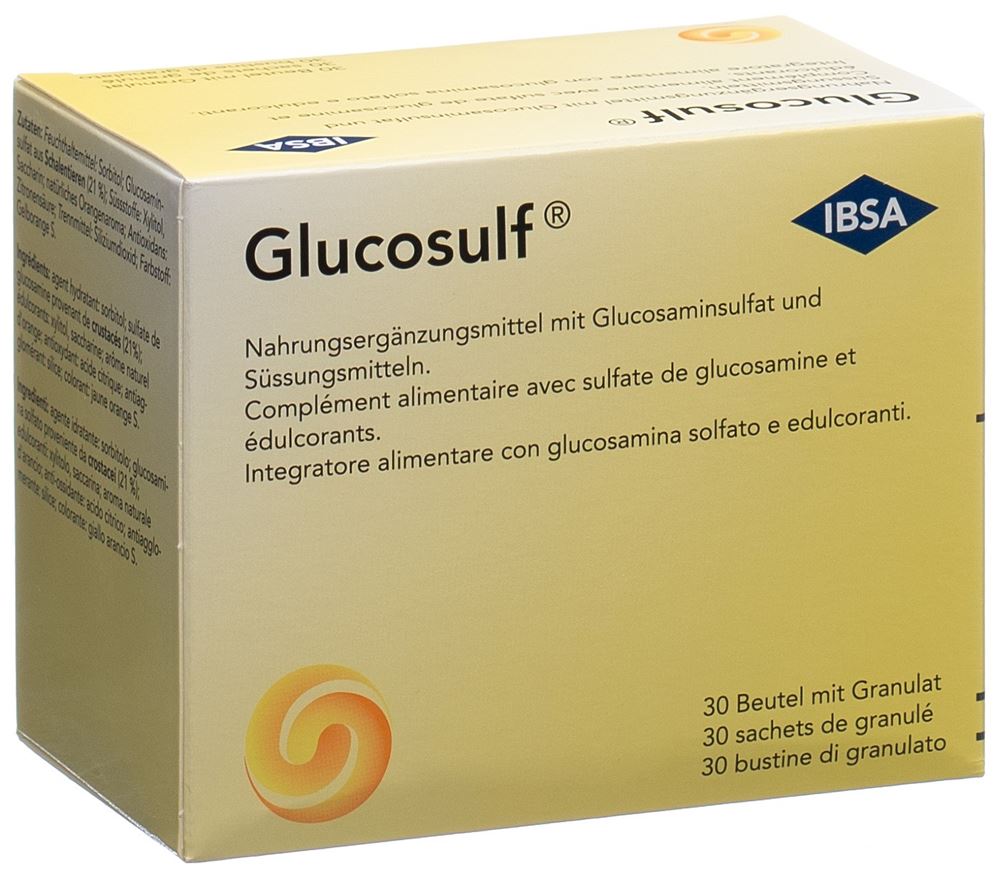 GLUCOSULF Gran 750 mg Btl 30 Stk, Hauptbild