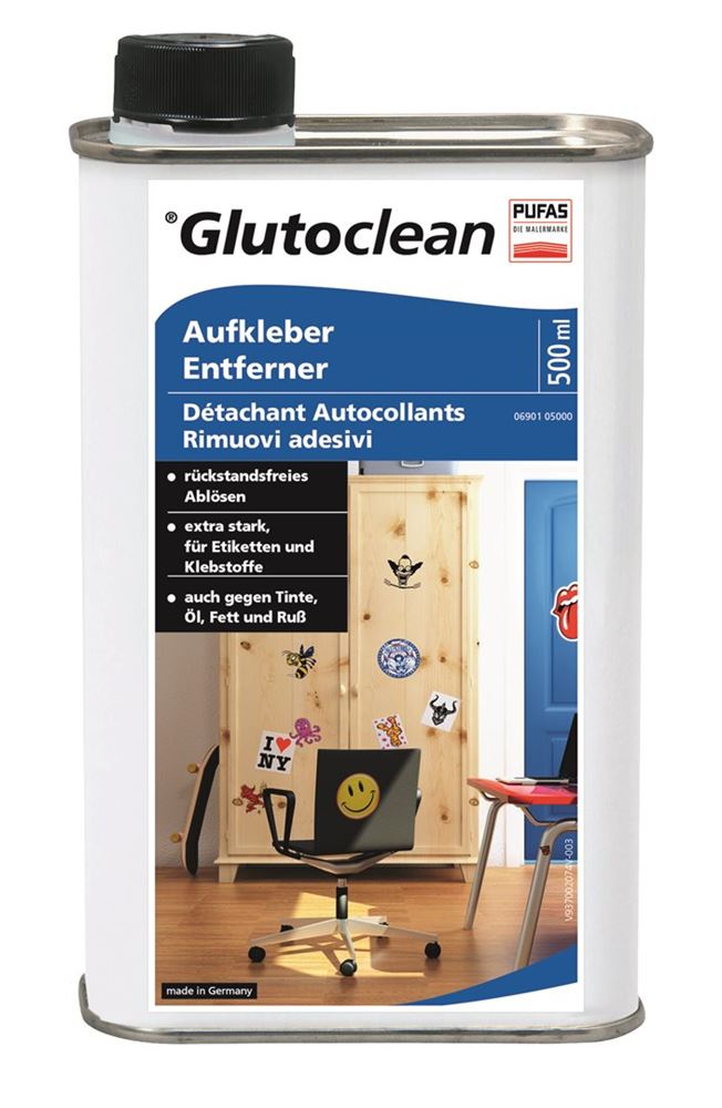 GLUTOCLEAN Dissolvant pour autocollants, image principale