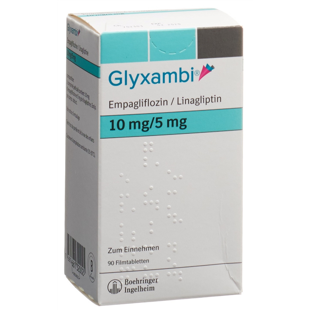 GLYXAMBI Filmtabl 10mg/5mg Blist 90 Stk, Hauptbild