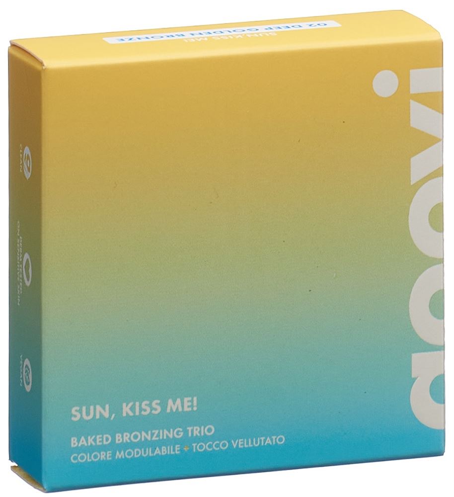 Goovi SUN KISS ME Trio de bronzage en poudre