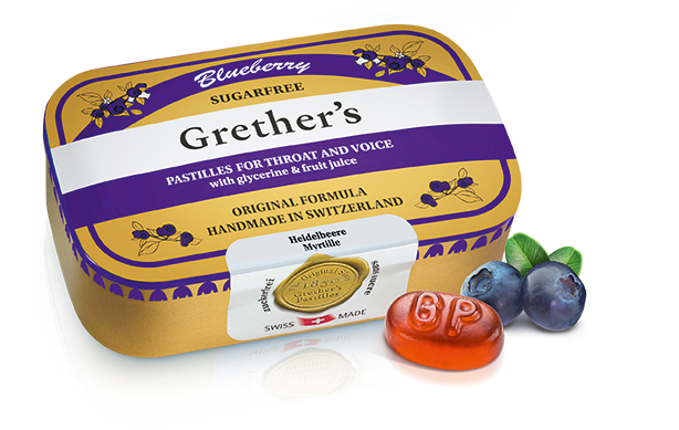 GRETHERS Blueberry Pastillen, Hauptbild