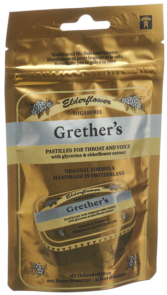 GRETHERS Elderflower Pastillen