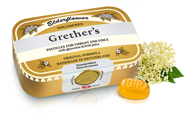 GRETHERS Elderflower Pastillen