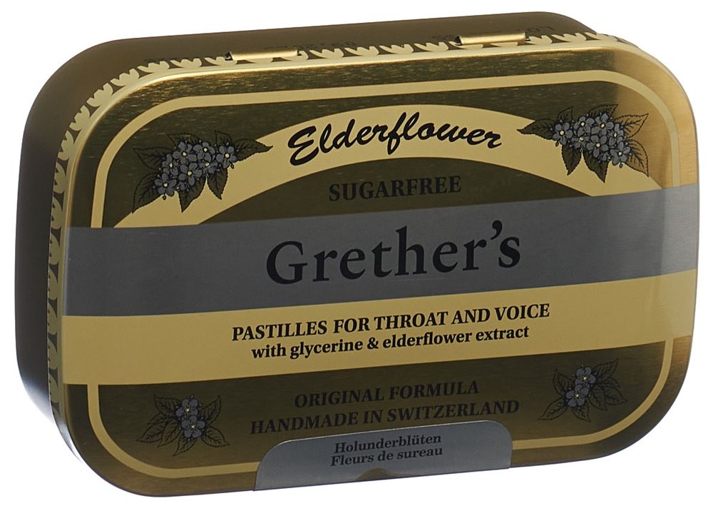 GRETHERS Elderflower Pastillen