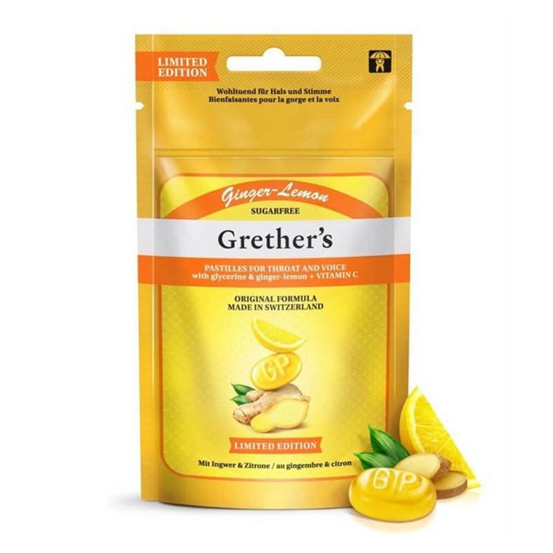 GRETHERS Ginger Lemon Pastillen