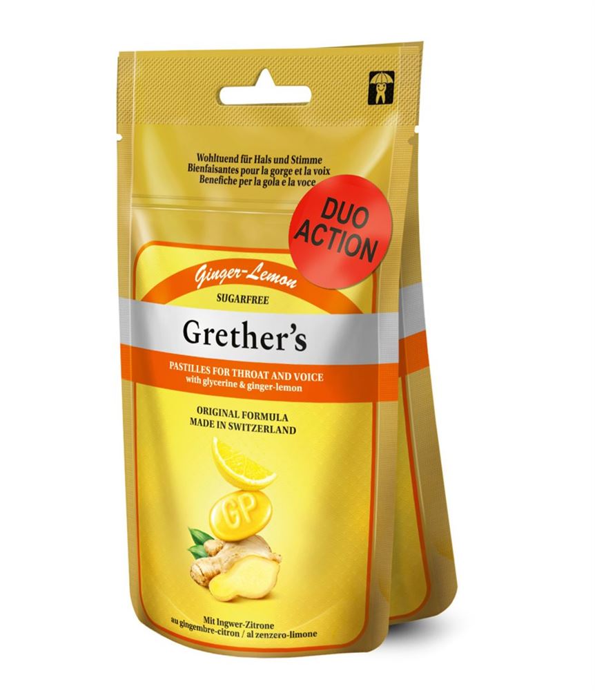 GRETHERS Ginger Lemon Pastillen