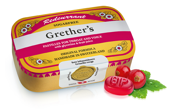 GRETHERS Redcurrant Vitamin C Pastillen, Hauptbild