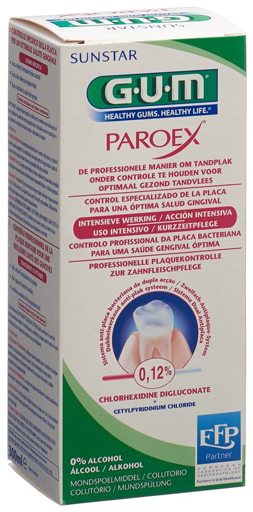 GUM Paroex bain de bouche 0.12 %