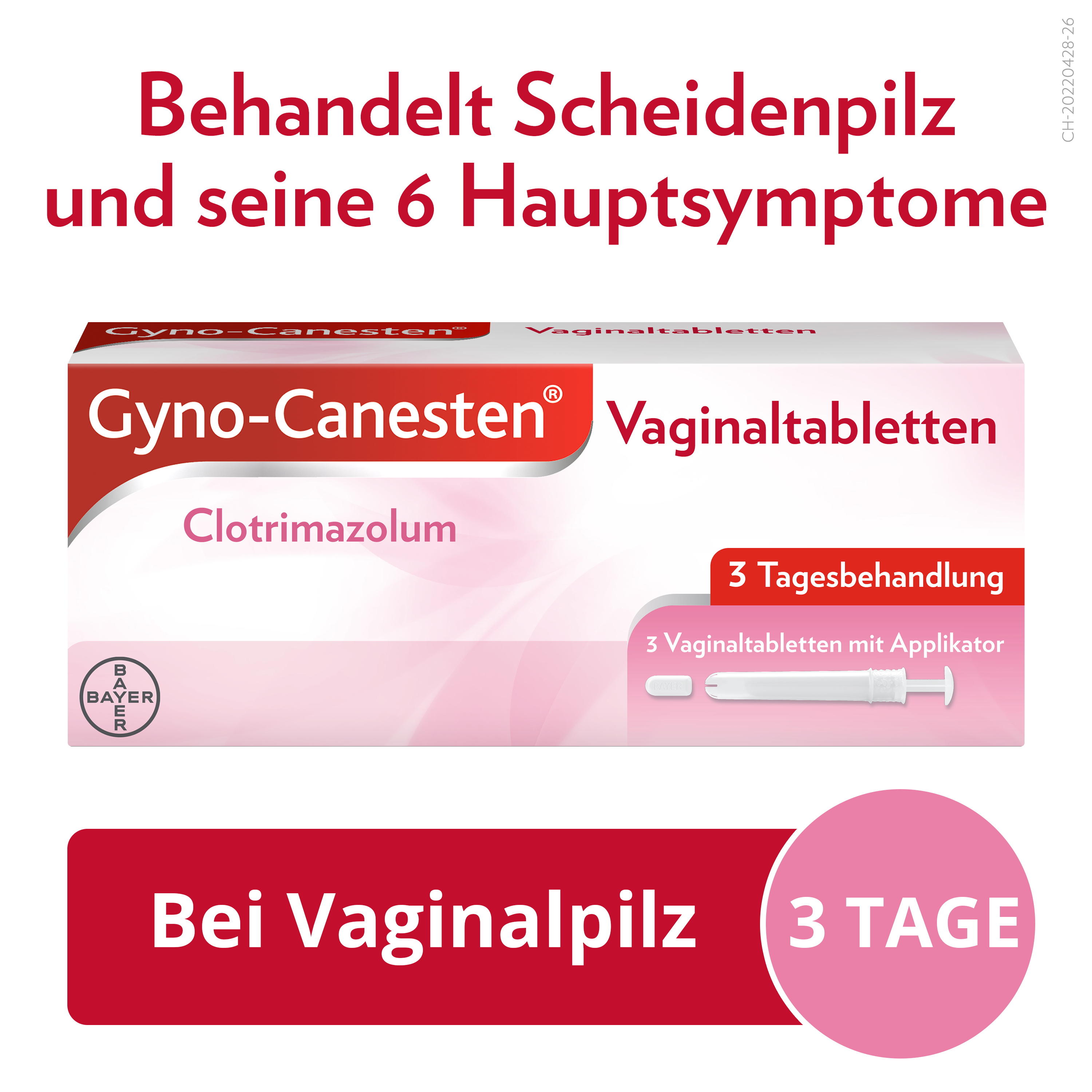 GYNO-CANESTEN cpr vag 200 mg blist 3 pce, image 2 sur 6