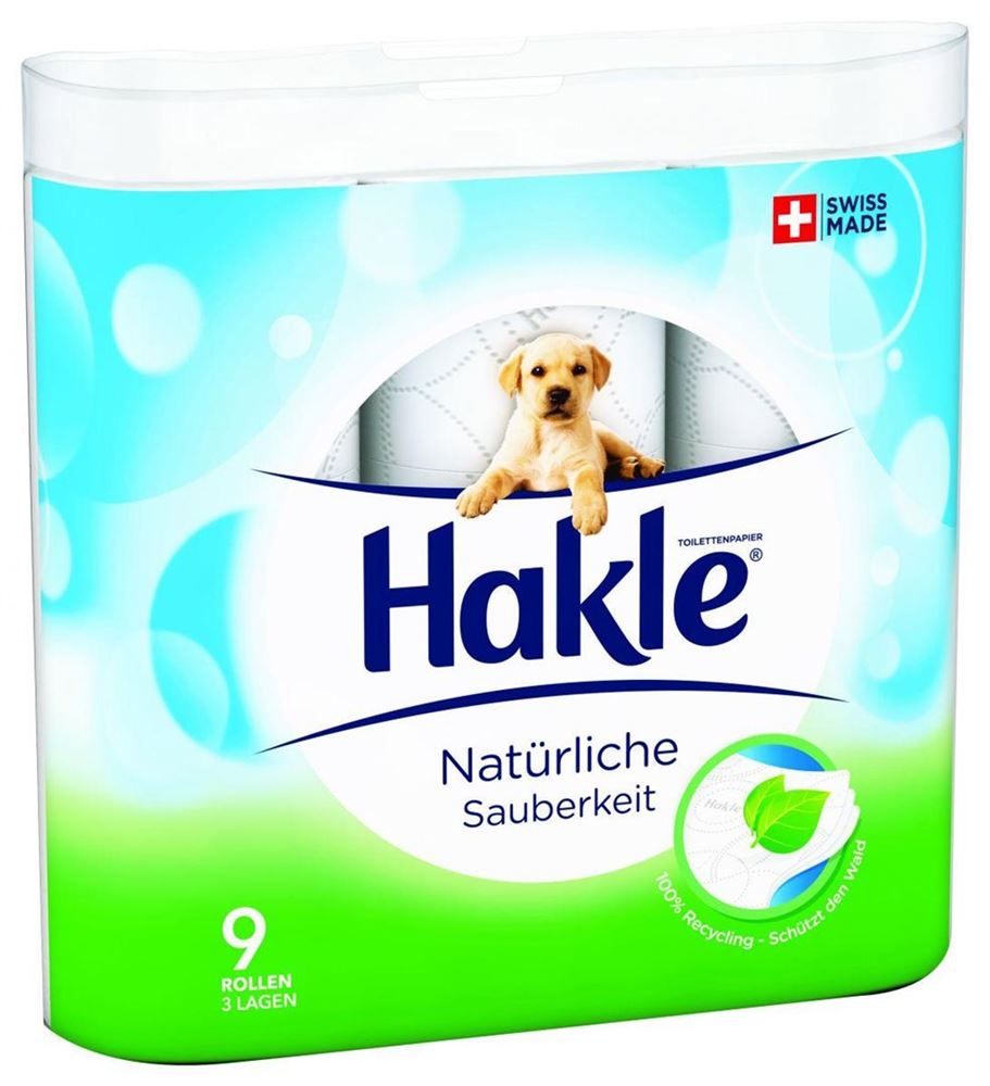 HAKLE Natürliche Sauberkeit Toilettenpapier