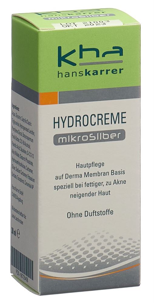 Hans Karrer Hydrocreme MikroSilber, Hauptbild