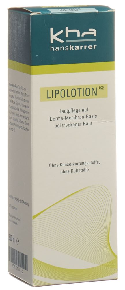 Hans Karrer Lipolotion Eco, Hauptbild