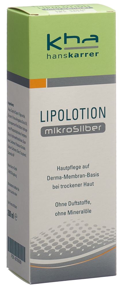 Hans Karrer Lipolotion MikroSilber, Hauptbild