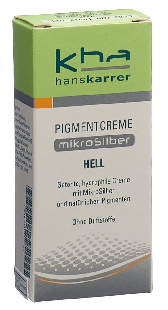 Hans Karrer Pigmentcreme MikroSilber, Hauptbild