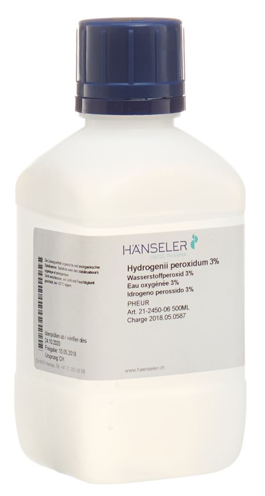 HAENSELER hydrogenii peroxidum 3 %, image principale