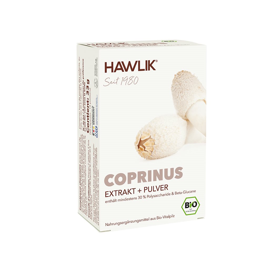 HAWLIK Coprinus Extrakt und Pulver