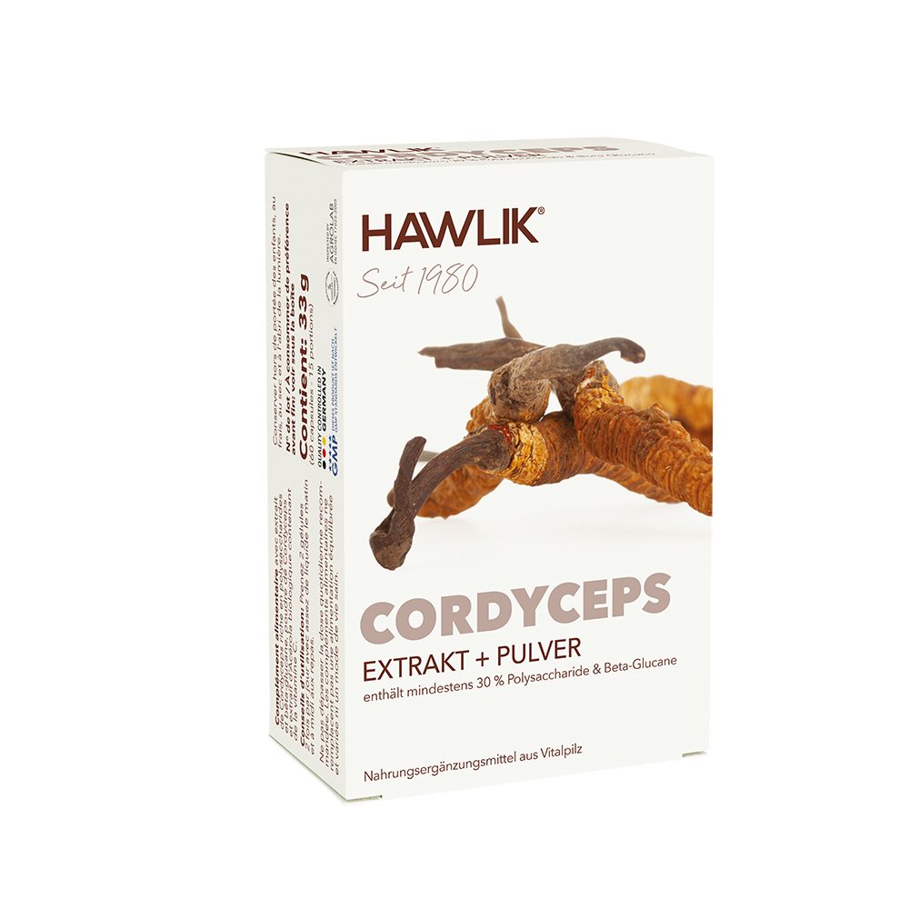 HAWLIK Cordyceps Extrakt + Pulver