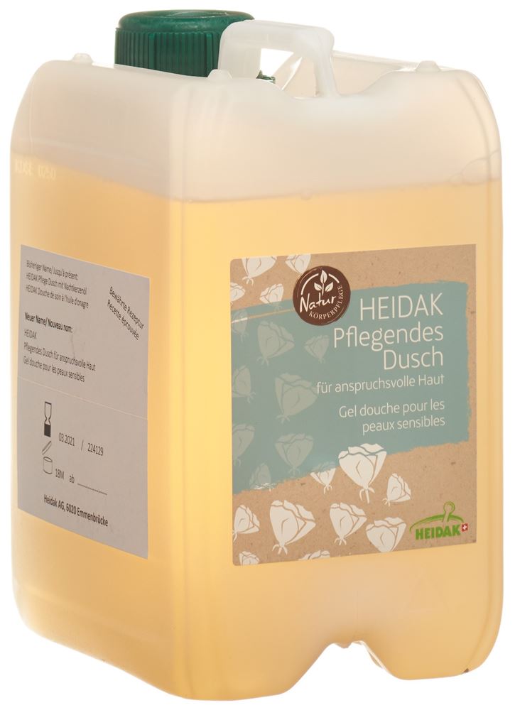 HEIDAK gel douche pour les peaux sensibles