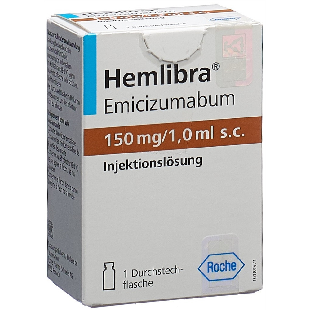 HEMLIBRA sol inj 150 mg/ml s.c. flac 1 pce | Pharmacie Sun Store