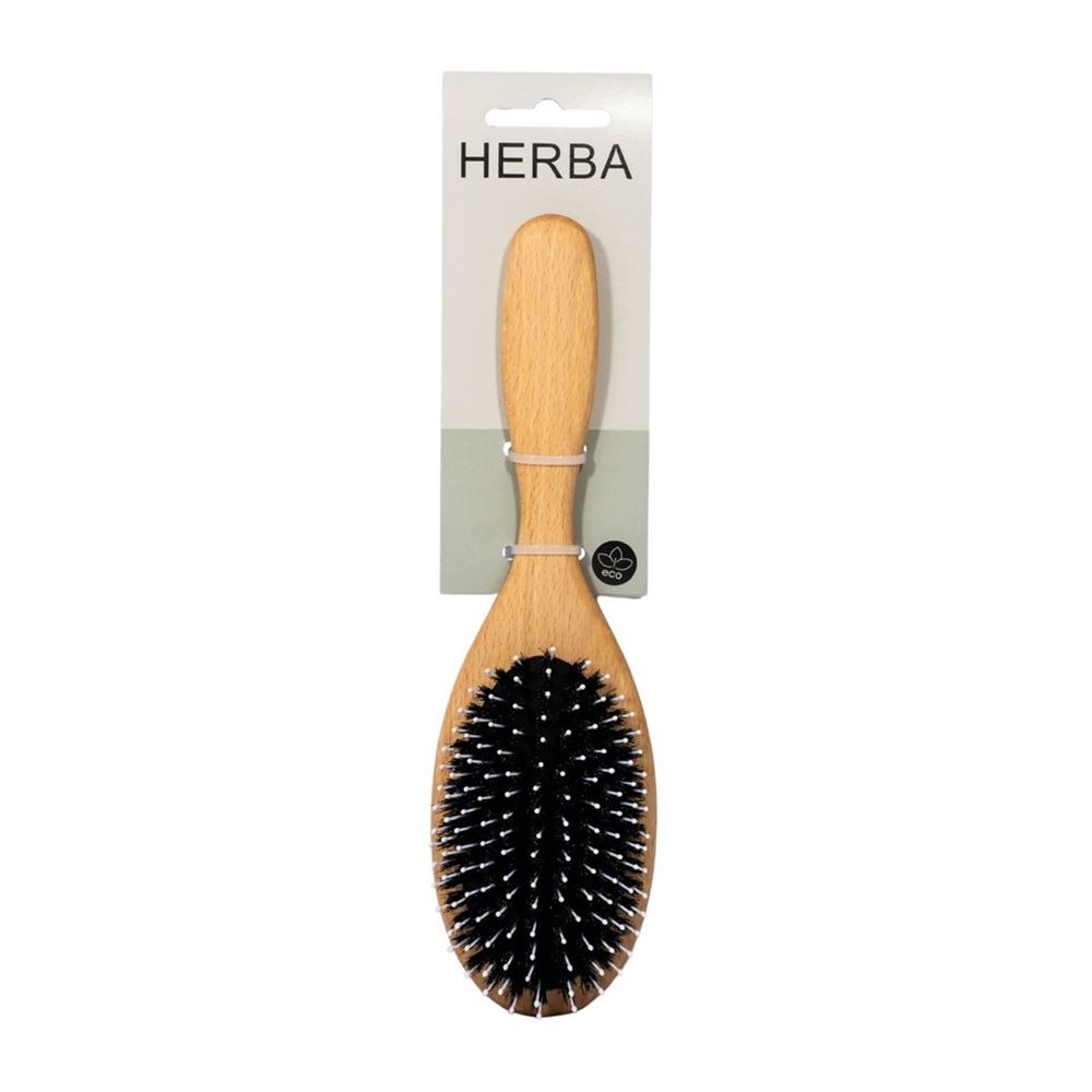 HERBA brosse à cheveux poils de sanglier et nylon, image principale