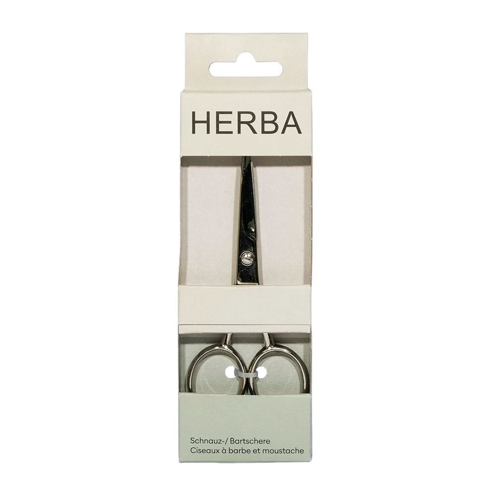 HERBA ciseaux à barbe et moustache