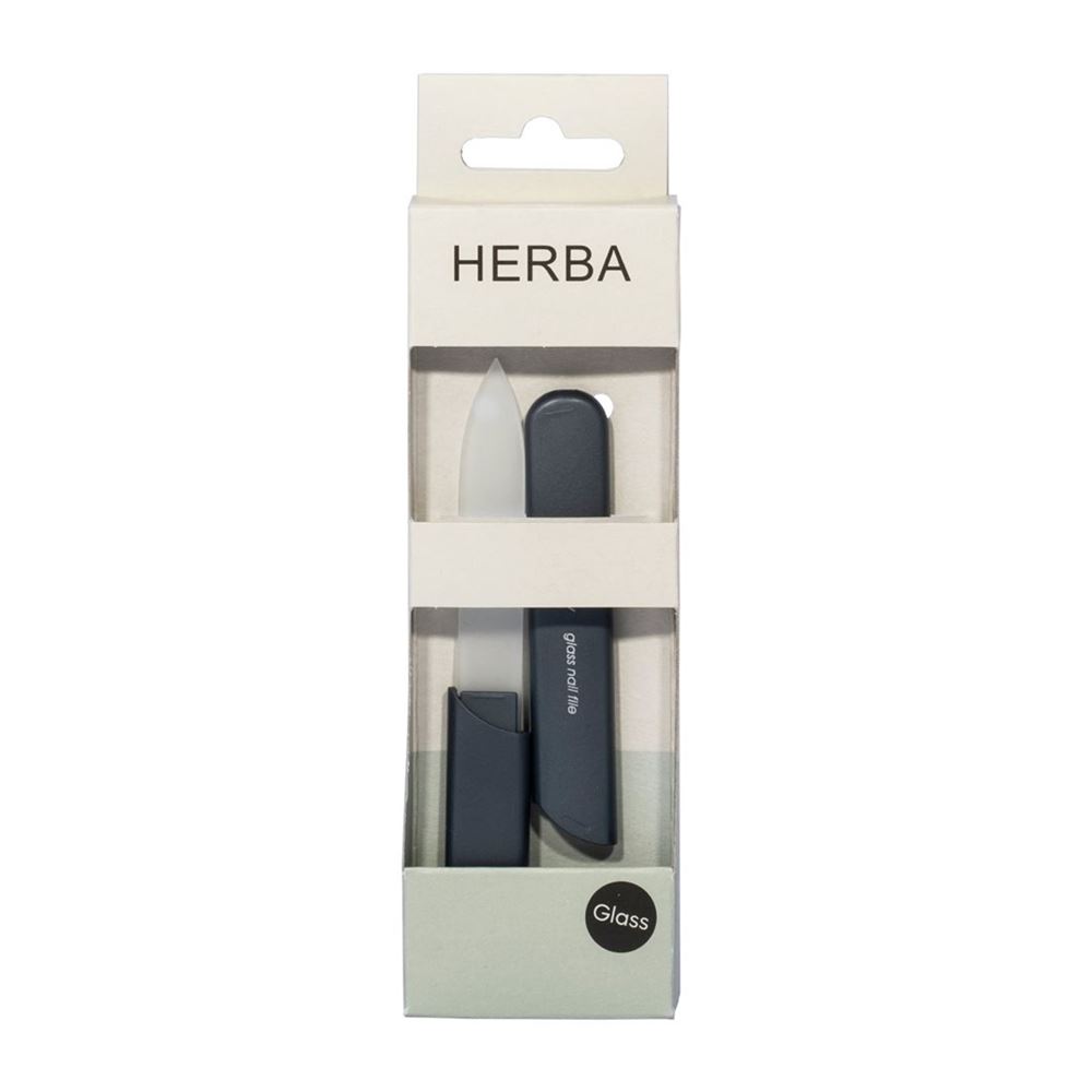 HERBA Glasnagelfeile mit Schutzkappe