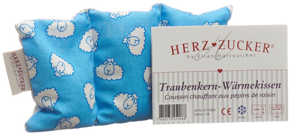 HERZZUCKER Coussin pépins raisin