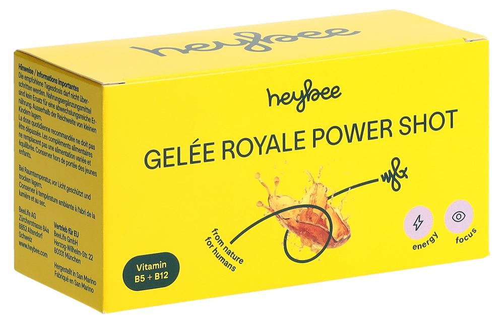 HEYBEE Gelée Royale Power Shot, image principale