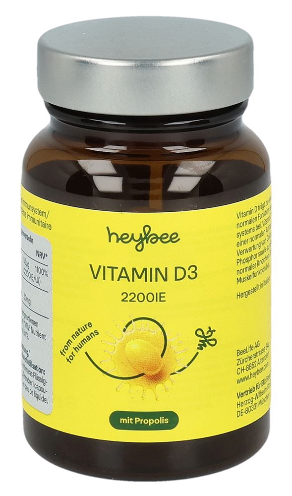 HEYBEE Vitamin D3 2200 IE + Propolis