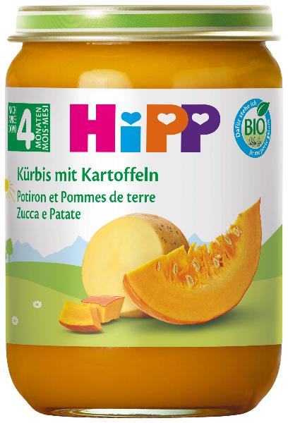 Hipp Bio Kürbis mit Kartoffeln