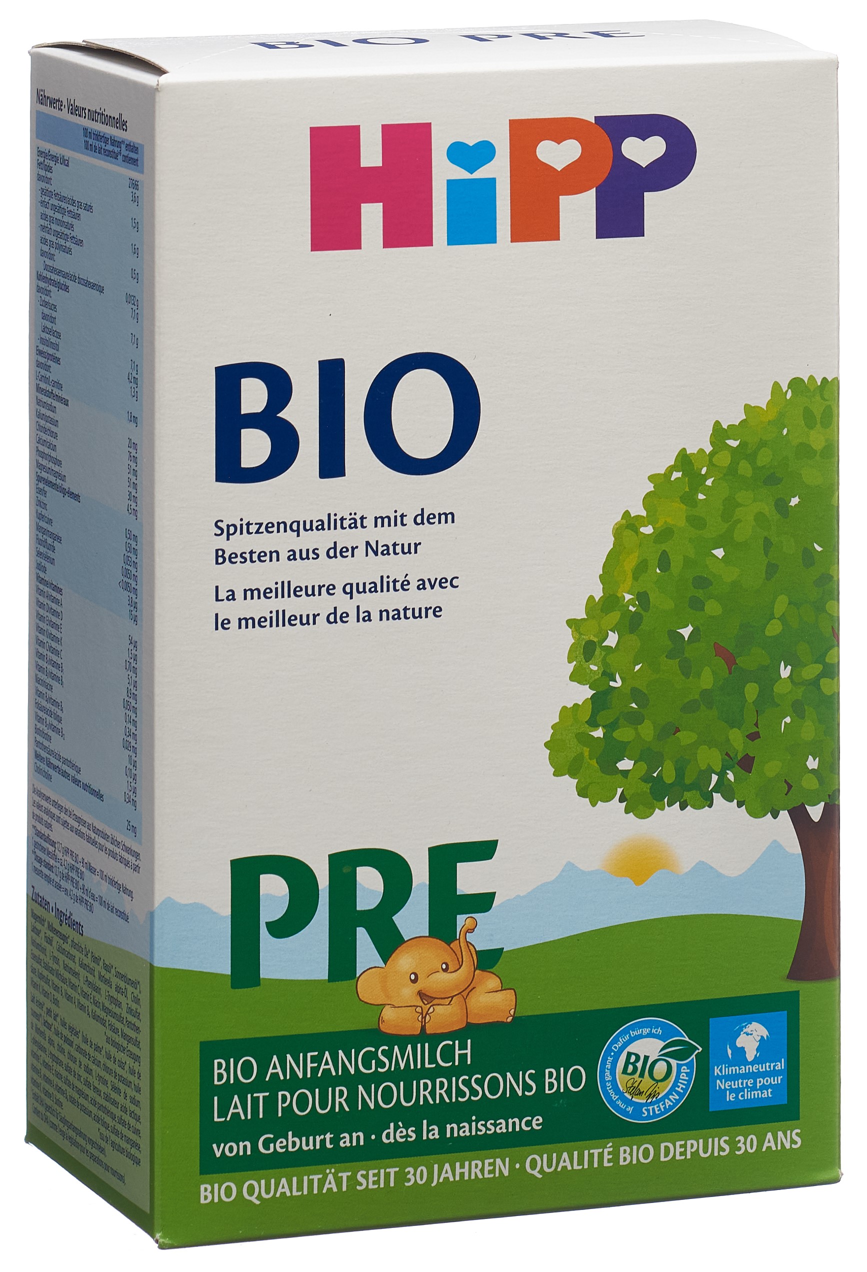 Hipp Pre Bio lait pour nourrissons