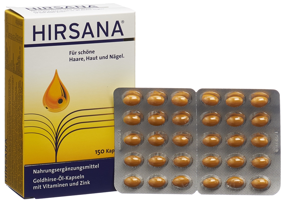 HIRSANA Capsules huile millet doré, image 2 sur 5